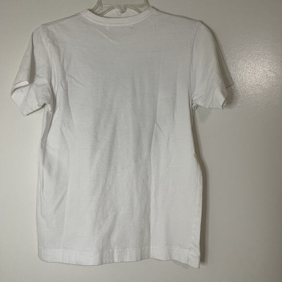 Comme des Garcons PLAY Camo heart crew neck white tshirt japan Large - Picture 3 of 5